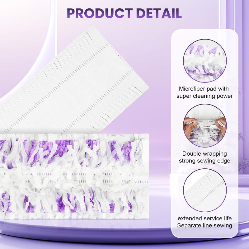 Chyodi 24 Pack Disposable Power Mop Pads Refills Compatible with Swiffer Power Mop Multi-Surface Replacement Mopping Refills Pads for All Hard Floor Cleaning - Image 3
