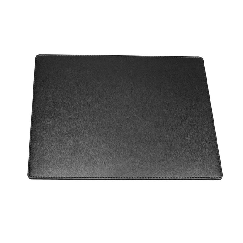 Rising Bloom Faux Leather Placemats for Dinner Table - Pack of 4 (Black (Plain)) - Image 4