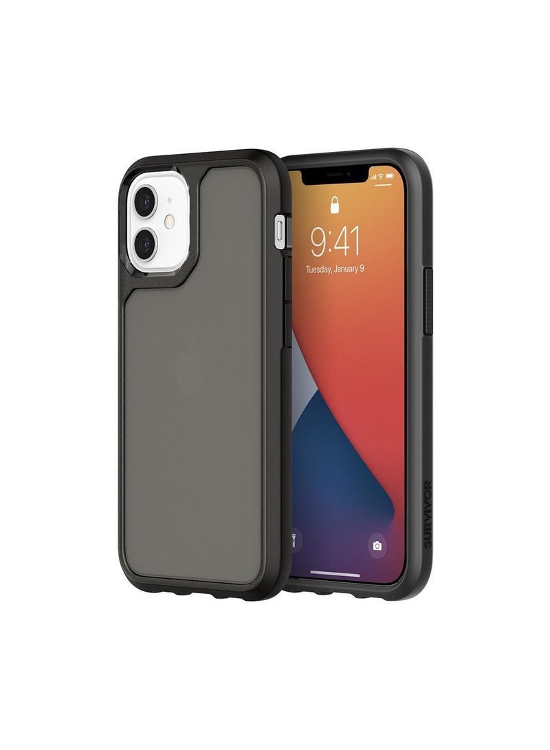 Griffin Survivor iPhone 12 Mini Strong for Freshman - Black/Black