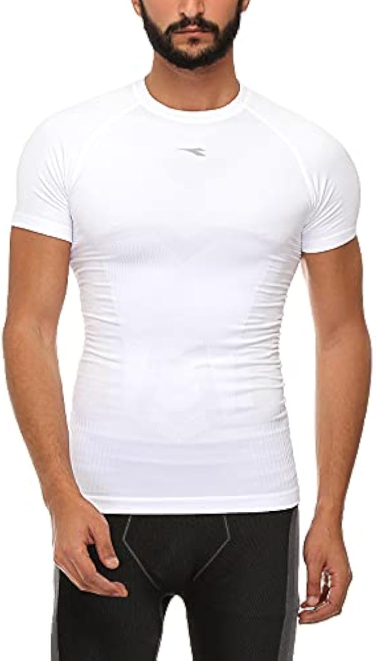 Diadora 171187 Sport T-shirt For Unisex - White, XXL