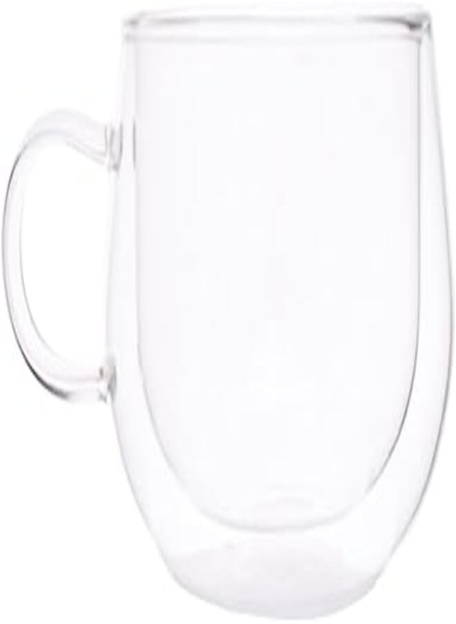 Oxford Oxford SSG051 Double Glass Mug, 250 ml Capacity 