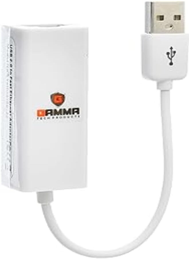 Generic - Gamma KY-RD9700-200 USB 2.0 To Fast Ethernet Adapter - White - Image 1