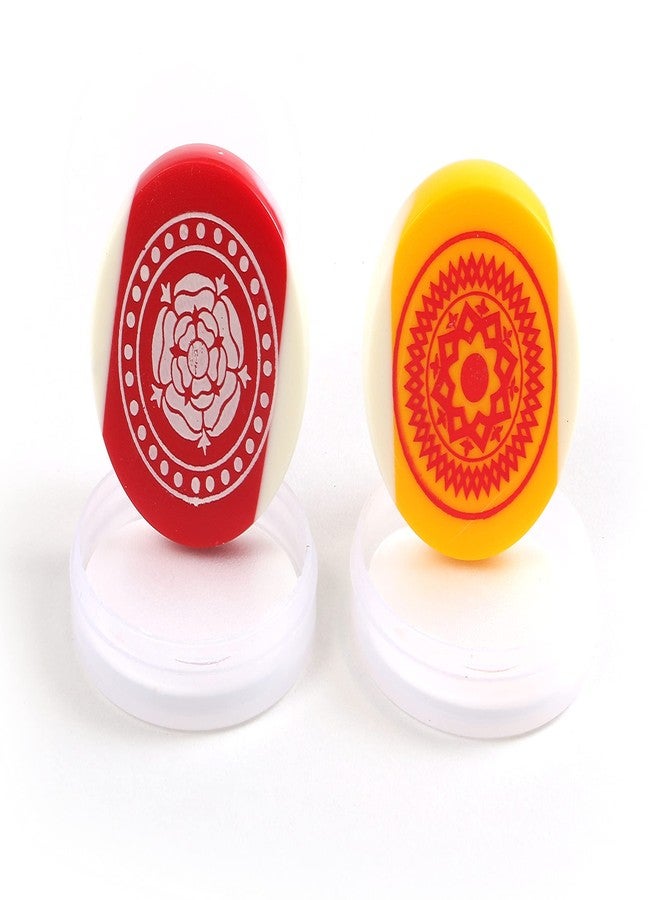 WMX KD Carrom Board Striker Indoor Game Striker Accessories Set of 2 Used in National & International Carrom Tournament (Original Ball) - Image 1