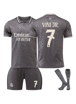 2024-2025 season Real Madrid football suit #7 VINI JR football jersey shorts socks gift set children's size and adult size, a gift for fans and friends - pzsku/ZF60559F8FD25A61855A9Z/45/1748339769/e9cbbd17-598c-456f-87ea-1b66140ace89