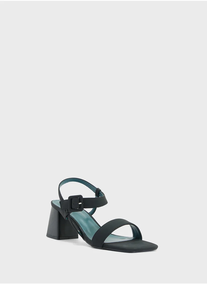 Ginger Double Strap Heeled Sandal