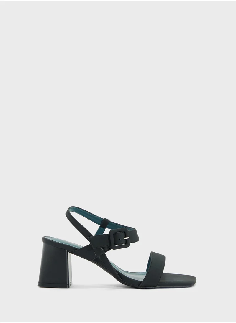 Ginger Double Strap Heeled Sandal
