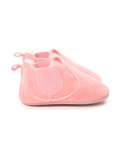 Generic Autumn Winter Baby Leather Shoes Soft Sole Cotton Boots Pink 
