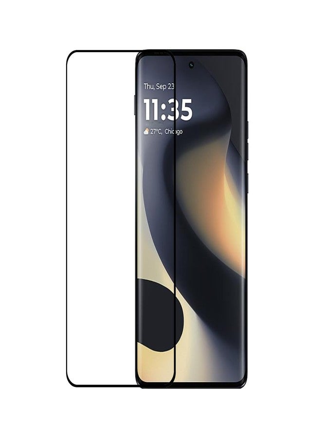 UPONEW [2 Pack For Motorola Moto Edge 2024 Black 3D Curved Protective Tempered Glass Screen Protector - Image 5