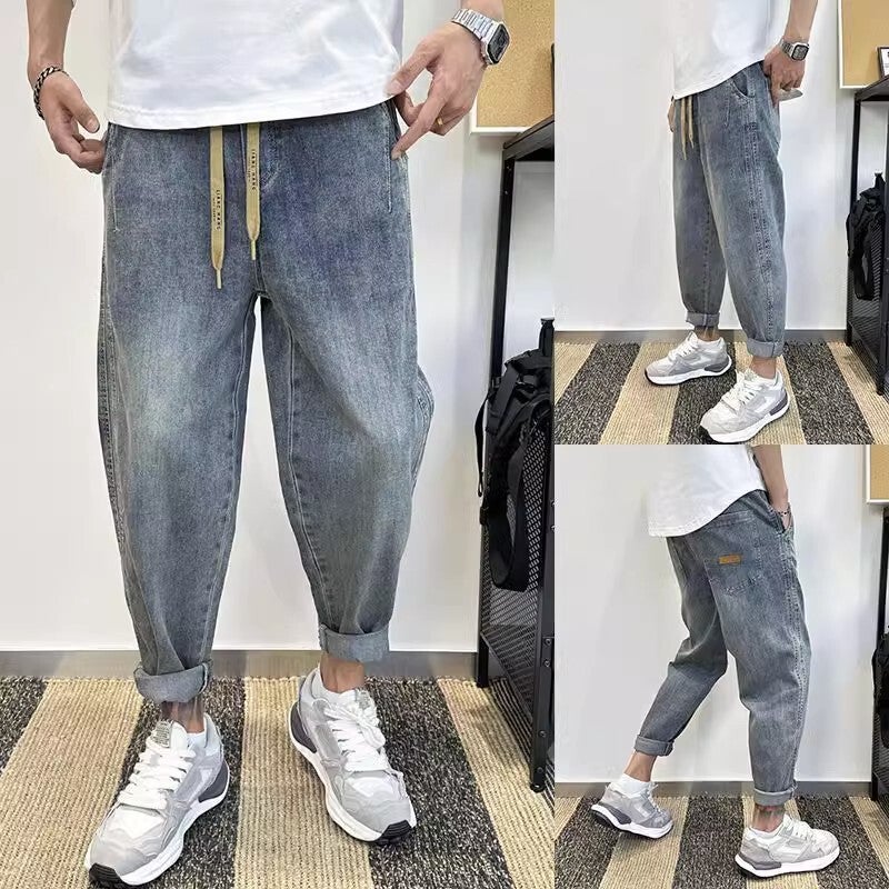 Unisex Casual Daily Denim Jeans - Image 2