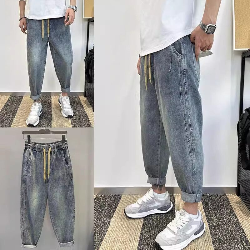 Unisex Casual Daily Denim Jeans - Image 3
