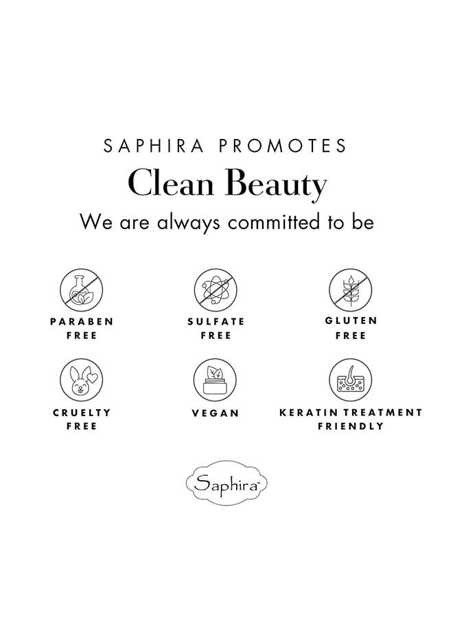 Saphira الطين المعدني الإلهي للشعر المجعد والمتموج، مرطب للشعر وقناع ترطيب عميق للشعر، 250 مل - Image 5