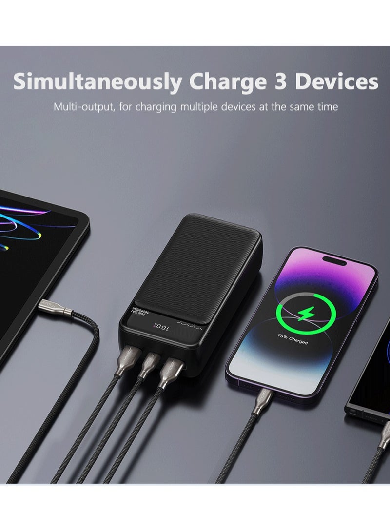 VYVYLABS باور بانك Vyvylabs Boya Digital Display 20W Max Fast Charge 30000mAh أسود - Image 5