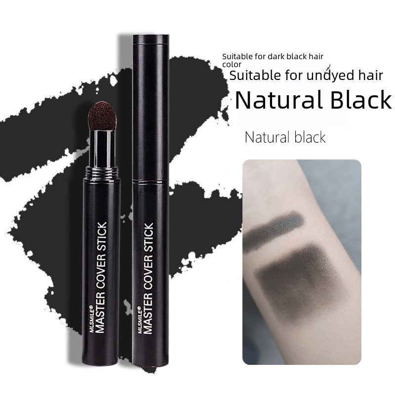 Cross-Border Hot-Selling Hairline Contouring Stick, Filling Nose Shadow, Shadow Powder, Repairing Forehead and Temples, Hairdressing Powder, Makeup Eyebrow Pencil(Black) - Image 5
