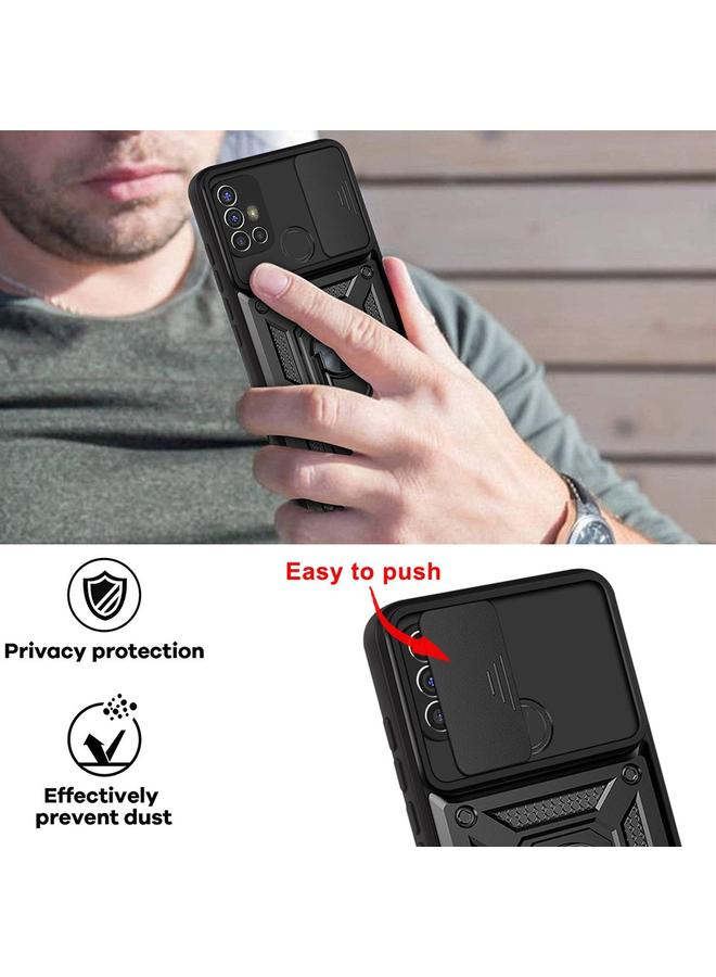 S-TOP Case For Motorola Moto G30 Sliding Camera Cover Design TPU+PC Protective Case - Image 4