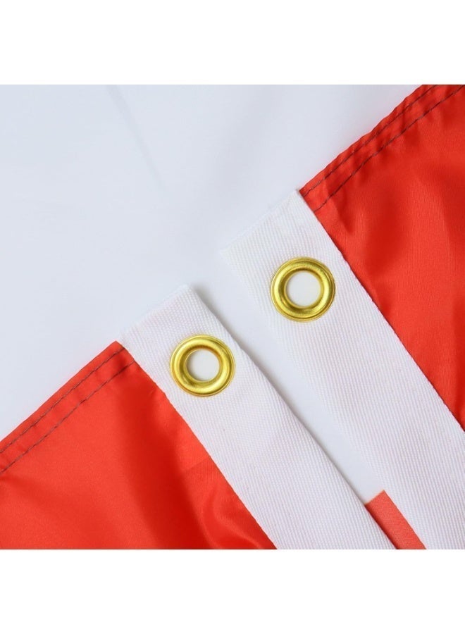 SänHahn United Arab Emirates Flag - 3x5 Ft / 4 x 6 Ft - 100D Polyester Emirati Banner with Two Metal Grommets - Fade Resistant - Vivid Colors - 3' x 5' Feet / 4' x 6 Feet - 90x150 Cm / 120x180 CmFor Patriotic UAE Emirati Themed Festival Events Party Indoor Outdoor - Image 4