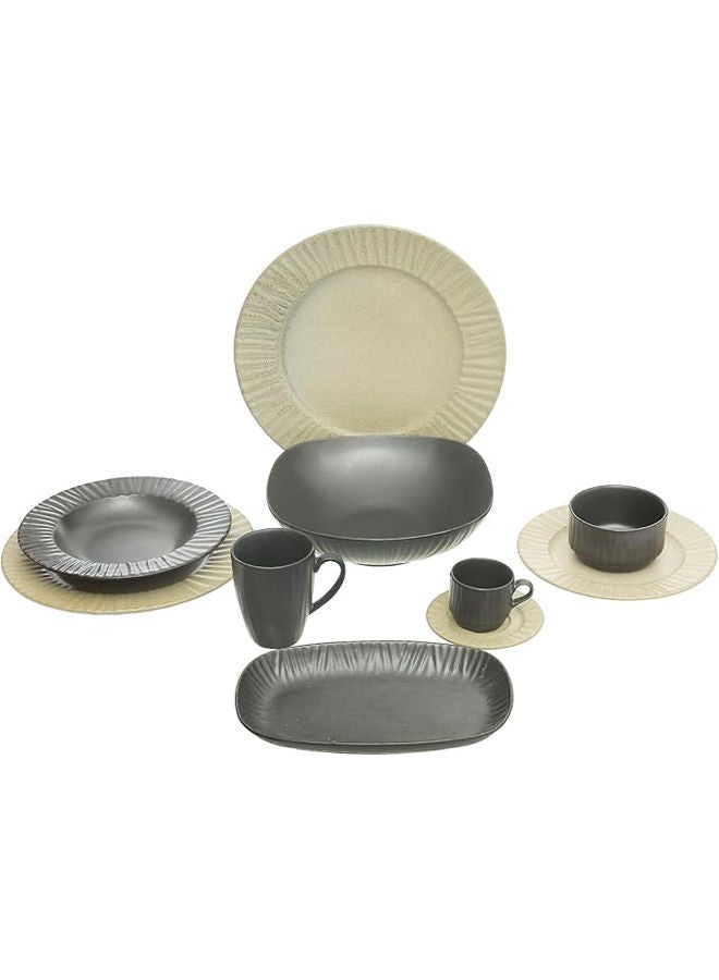 Obelisk Gourmet Dinner Set 46 Pieces