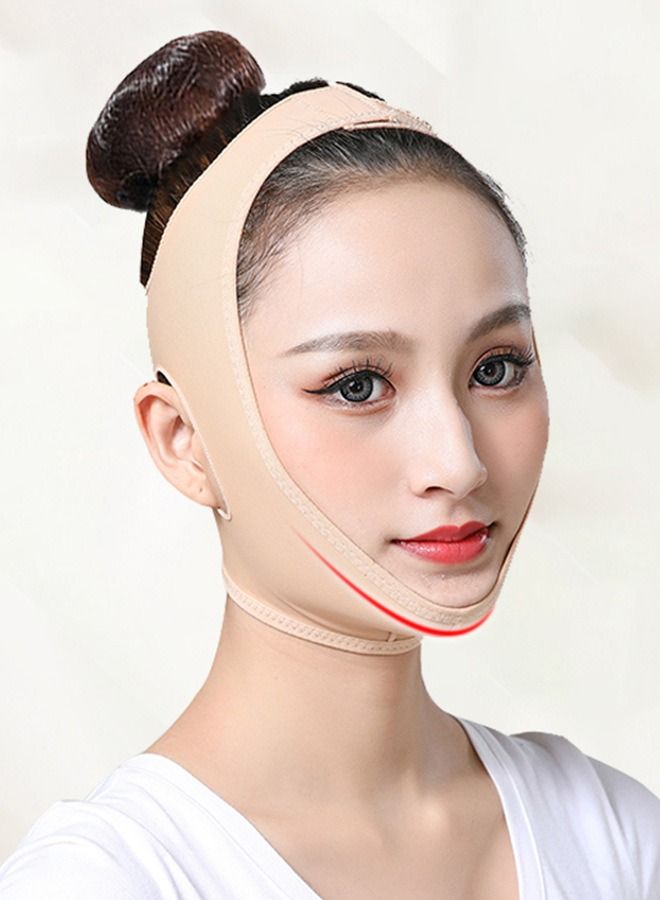 Loquat Sleep Breathable V-face Bandage Beige - Image 1