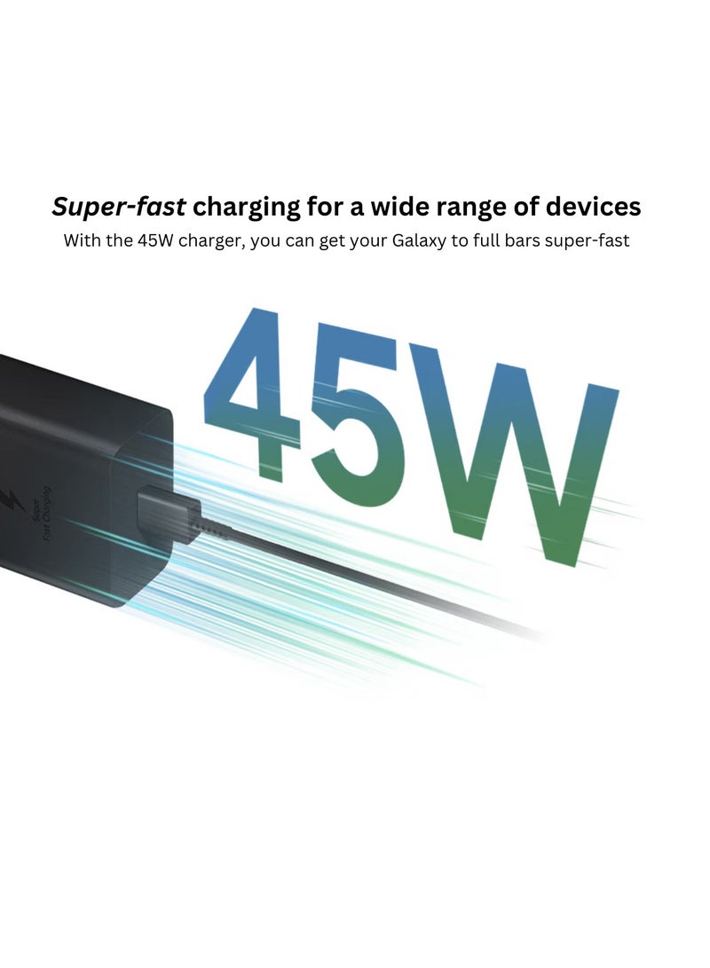 45W Super Fast Charger with Cable USB-C