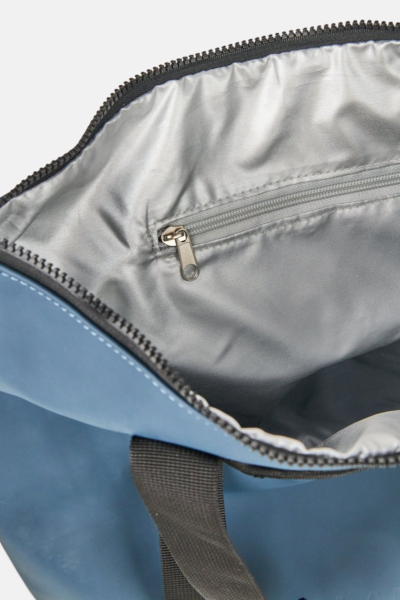 Clan London Women Brand Logo Tote Bag, Navy - Image 5