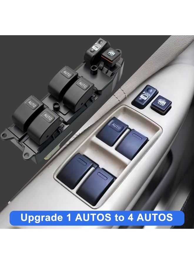 BELGEMAY Driver-Side Window Switch - 84820-12480/12460/0F040/02150 - Fits 02-15 Toyota Corolla EX/Prius/RAV4/Camry/Sienna/Fortuner (One-Touch, White LED) - W/Tool, 1-Year Warranty​ - Image 5