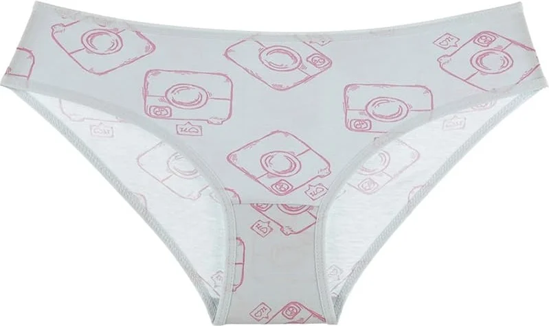 Donella 10-Piece Colorful Printed Girls' Panties - 51987