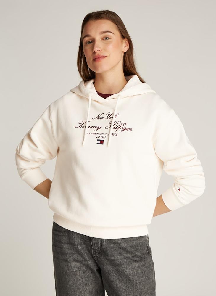 TOMMY HILFIGER Graphic Drawstring Hoodie  - Image 1