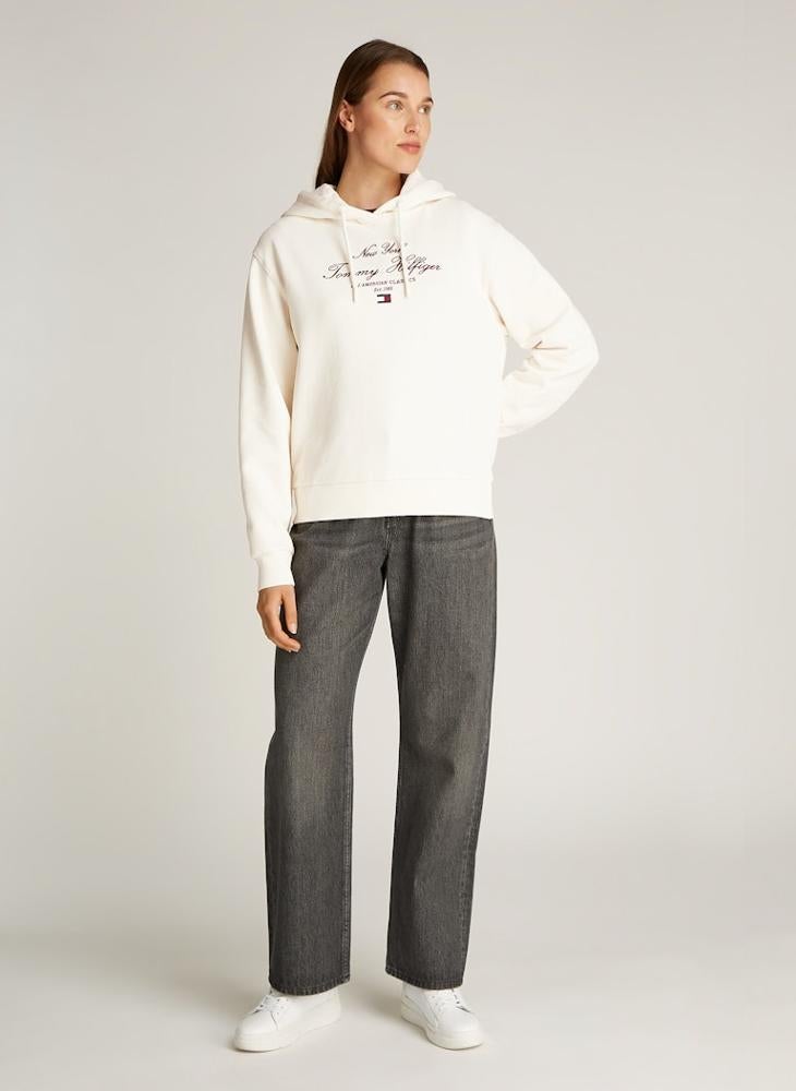 TOMMY HILFIGER Graphic Drawstring Hoodie  - Image 4