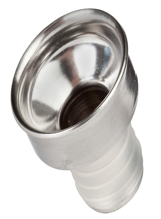 Franmara Brushed Stainless Steel Chrome Finish Design Bottle Dripless Pourer - Image 4