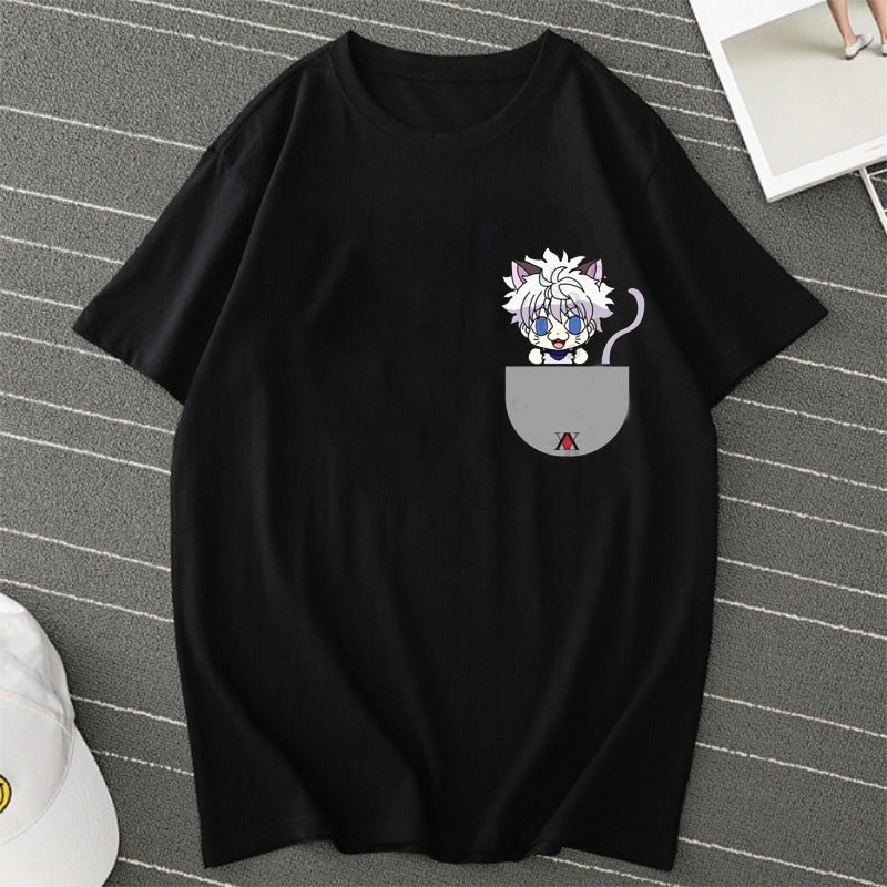 Hunter X Hunter Cartoon T-Shirt Men'S And Women'S Printed Pattern Women'S T-Shirt Short Sleeve Top - Image 3