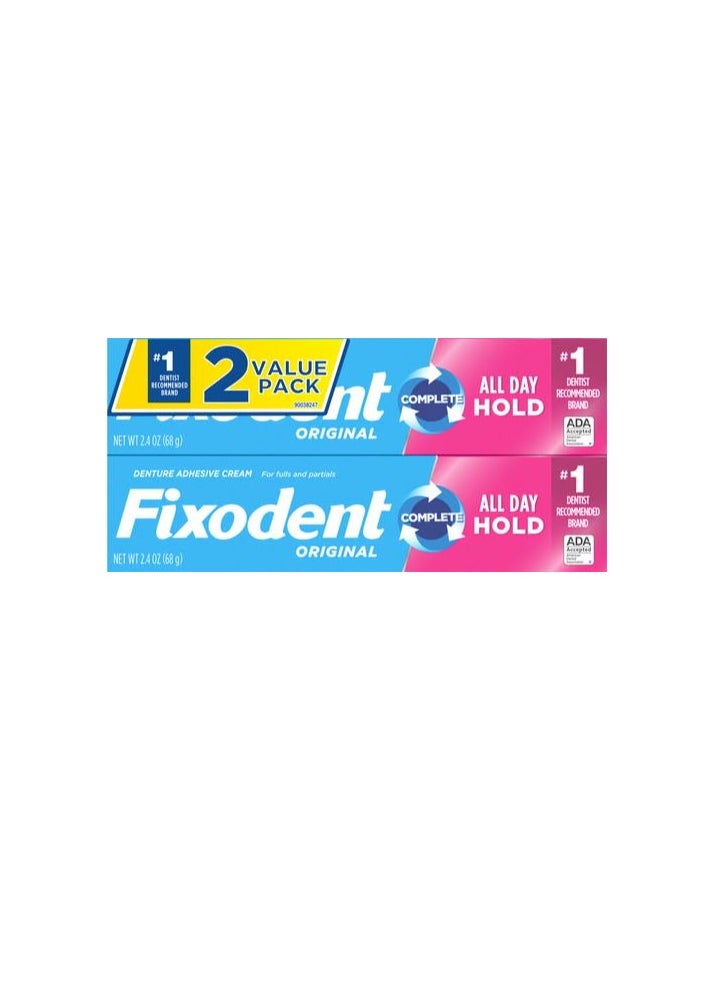 Fixodent Fixodent Complete Original Denture Adhesive Cream, 2.4 oz, Pack of 2  - Image 4