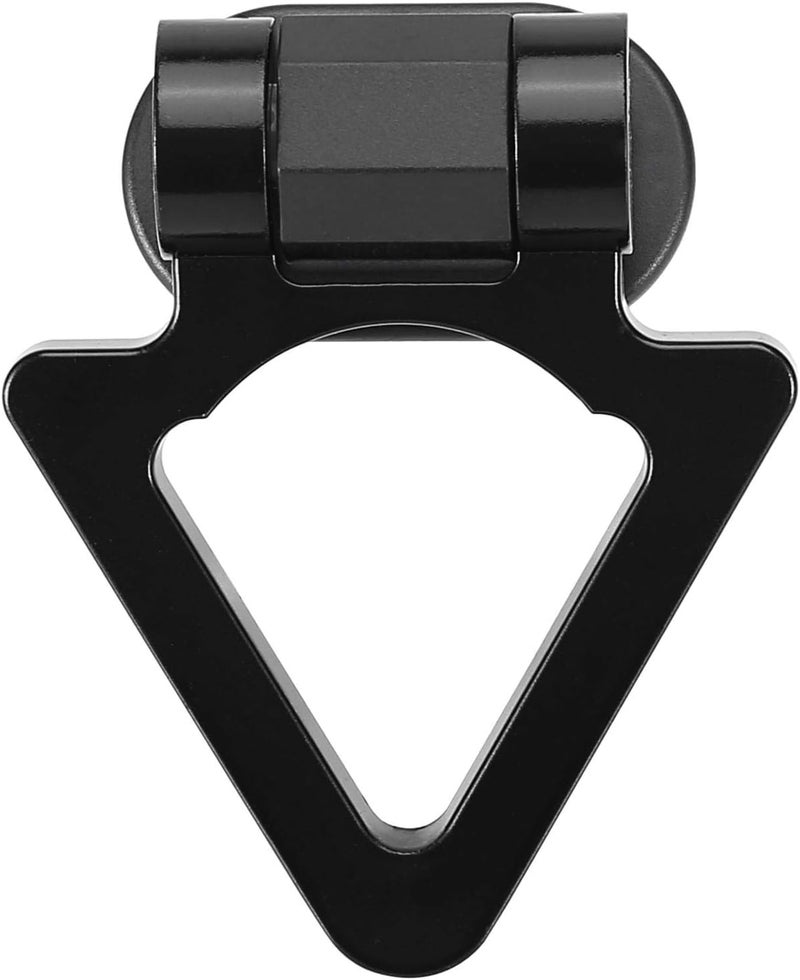 AutoBizarre Car Dummy Tow Hook Bumper Tow Hook 180 Degree Adjustable Self-Adhesive V-Shaped Triangle Shaped Vehicle Towing Hook for Car Decoration Universal for All Cars, SUV (Black) - Image 5