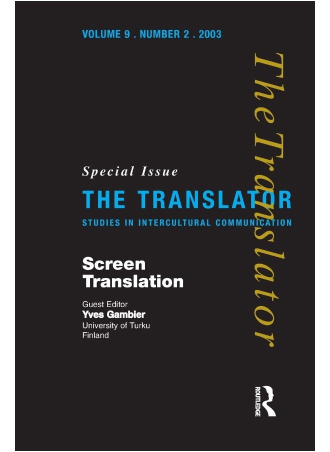 Screen Translation: Special Issue of The Translator (Volume 9/2, 2003)  - Image 1
