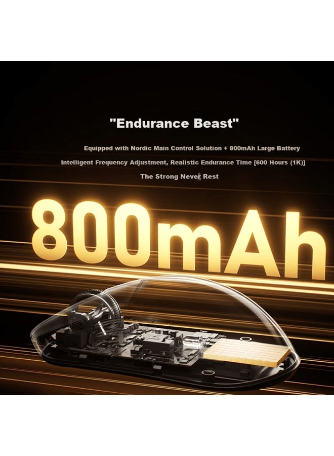 Ausdom G03 V2 Ultra Lightweight Wireless Gaming Mouse Long Battery Life 54l15 Flagship Controller Wireless/wired Dual Mode 3950 Engine Dual 8k Report Rate Black - Image 5