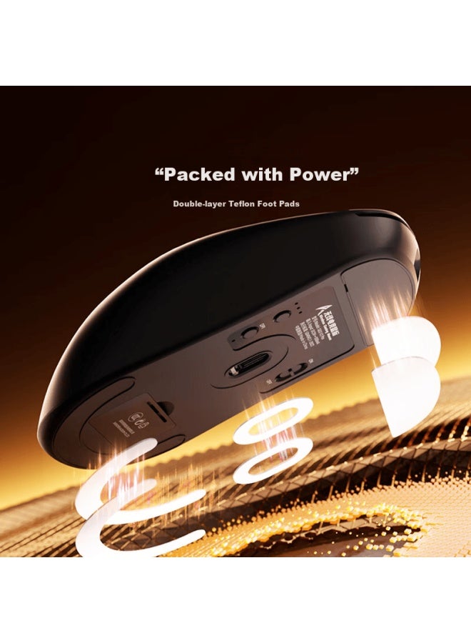 Ausdom G03 V2 Ultra Lightweight Wireless Gaming Mouse Long Battery Life 54l15 Flagship Controller Wireless/wired Dual Mode 3950 Engine Dual 8k Report Rate Black - Image 4
