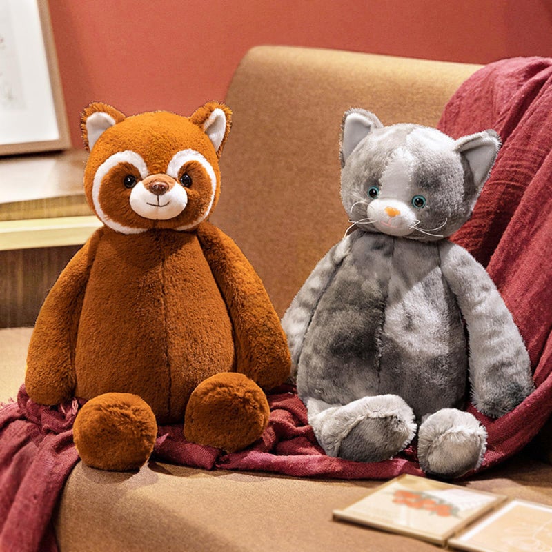 Ditucu Cat Stuffed Animal 9 inch Cute Realistic Kitten Plush Toys Ultra Soft Plushies Gifts for Kids Grey - Image 4