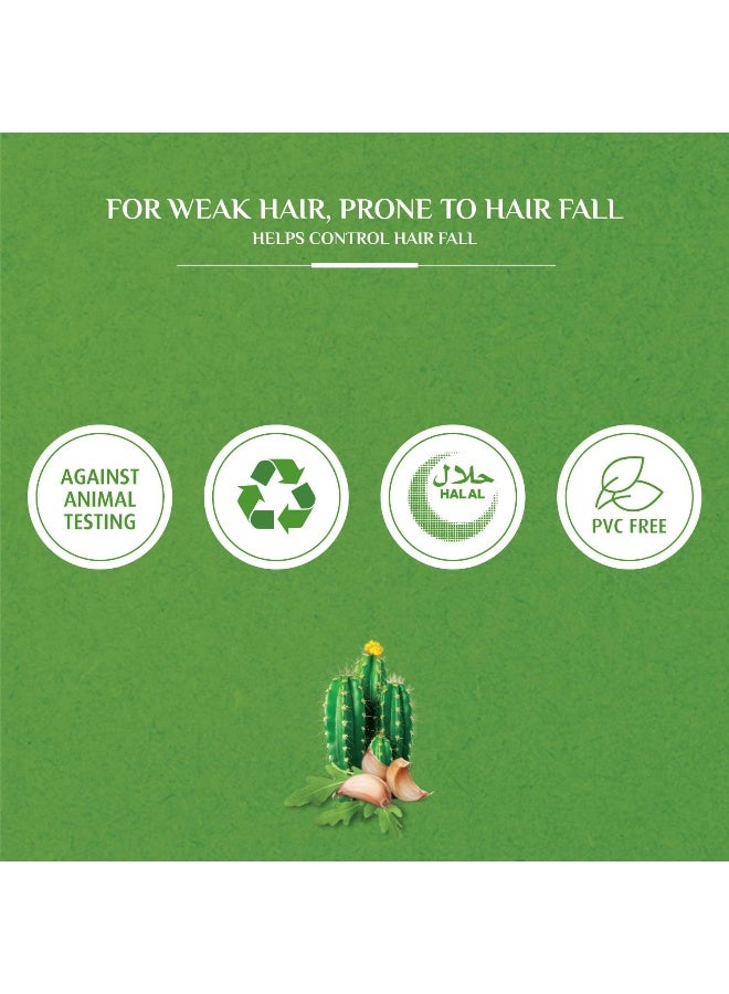 Vatika Hair Fall Control Shampoo With Cactus And Gergir Nourishing Vatika Oils- 400ml - Image 5