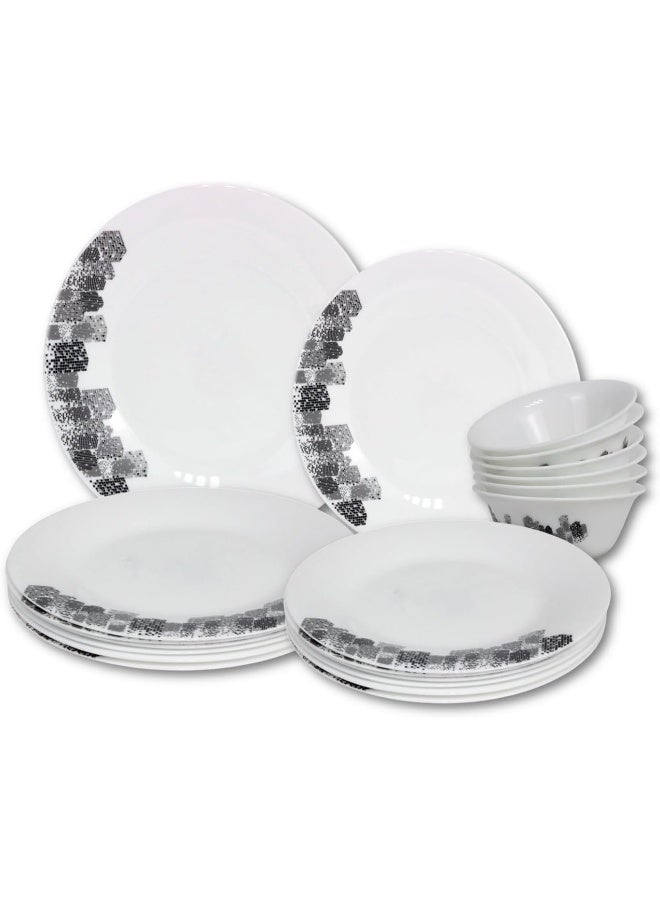 Melrich مجموعة أدوات المائدة ميلريتش 18 قطعة من الأوبال - Image 1