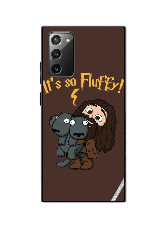 VR CREATIVE Protective Case Cover For Samsung Galaxy Note20 5G Its So Fluffy Design Multicolour - Image 1