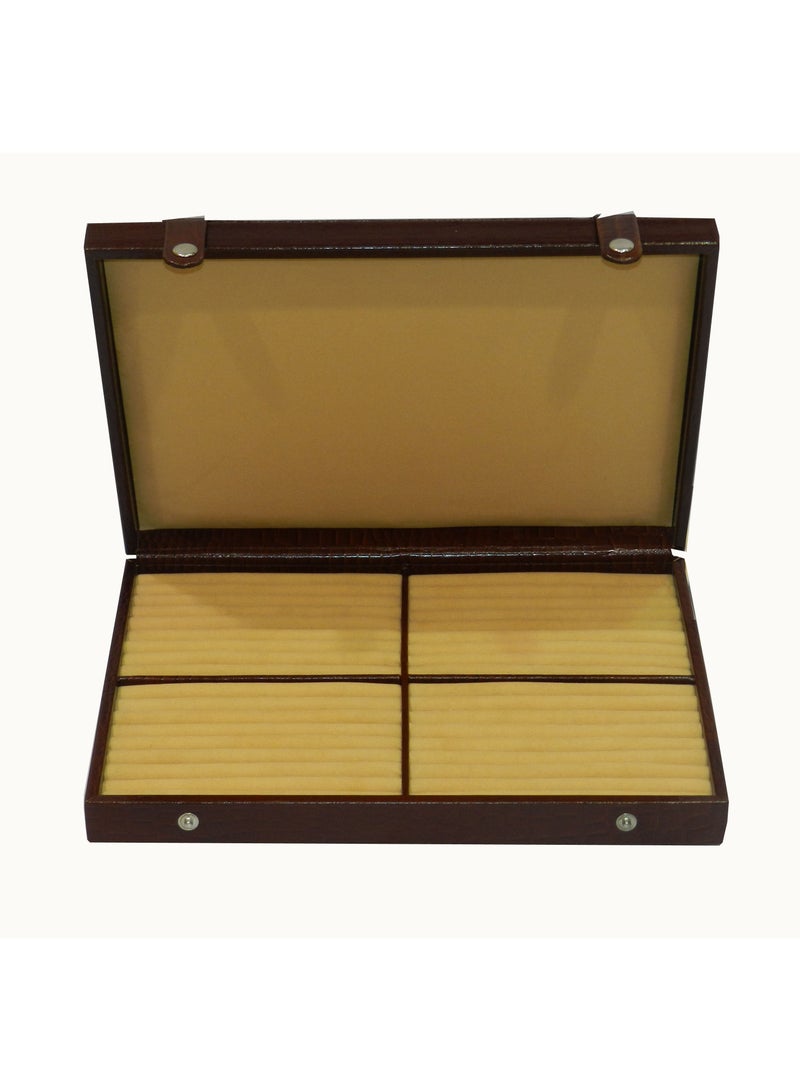 LAVERI LEATHER Laveri Ring Storage Display Box with Ring Holder Showcase for Store Display, Jewelry Show & Home ~ Jewelry Tray Organizer - Image 1