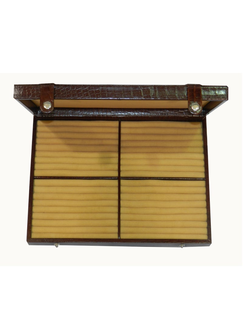 LAVERI LEATHER Laveri Ring Storage Display Box with Ring Holder Showcase for Store Display, Jewelry Show & Home ~ Jewelry Tray Organizer - Image 3