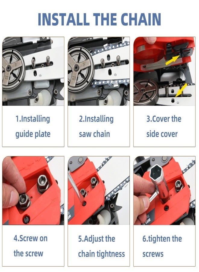 Fifchall 20 Inch Chainsaw Chain 72dl Bar 3+1 - Image 4