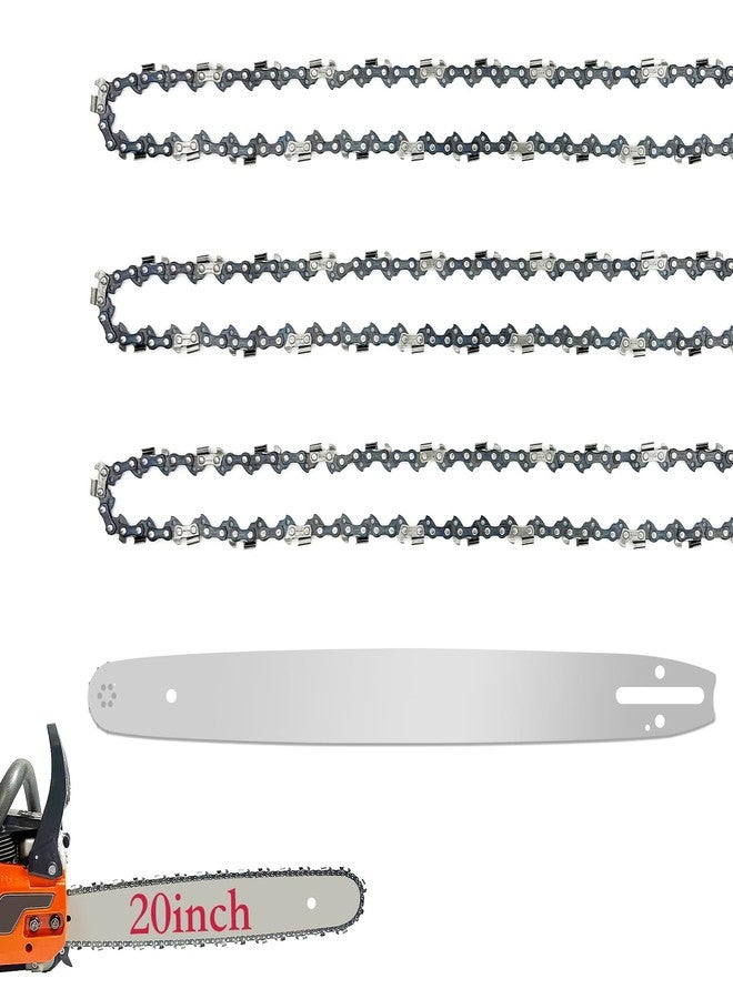 Fifchall 20 Inch Chainsaw Chain 72dl Bar 3+1 - Image 1