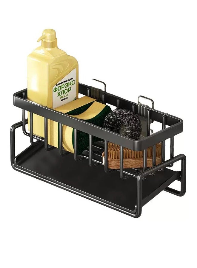 BF HOME Kitchen Rag Sponge Wire Ball Sink Cover Dishwashing Liquid Organiser Drainage Rack - Image 1