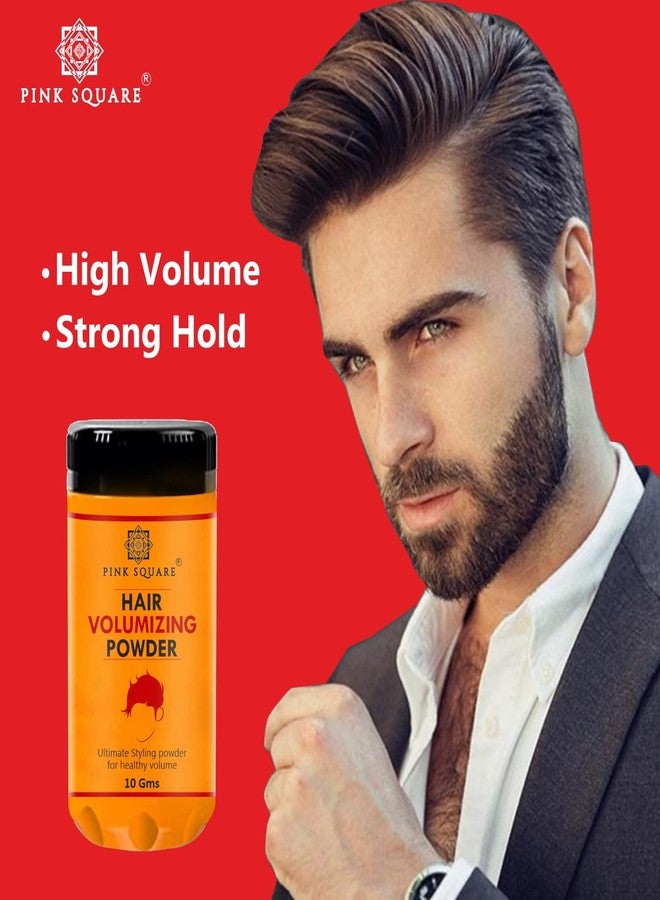 Pink Square Hair Volumizing Powder with Matte Finish 24 Hrs Hold Natural and Safe for All Types of Hair Pack of 1 of 10 Gms - Image 1