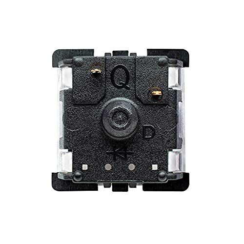 Granvela MX Standard Clear Switches for Mechanical Keyboards | Smooth Linear 35g | KS-8 3-pin Black-Bottom Compatible with SMD RGB Light -Pack 20 - Image 4