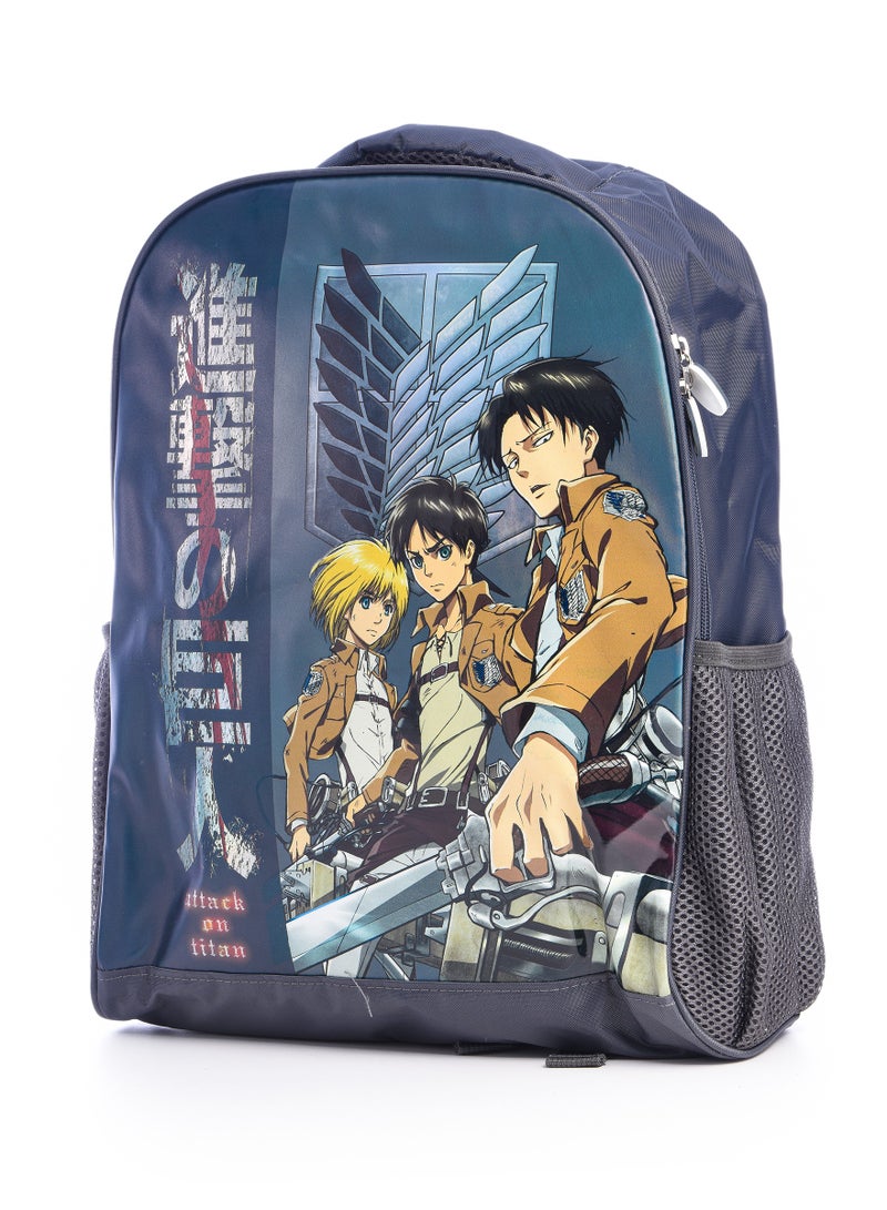 Attack on Titan School Bag Backpack with Lunch Bag and Pencil Case "16 - Image 3