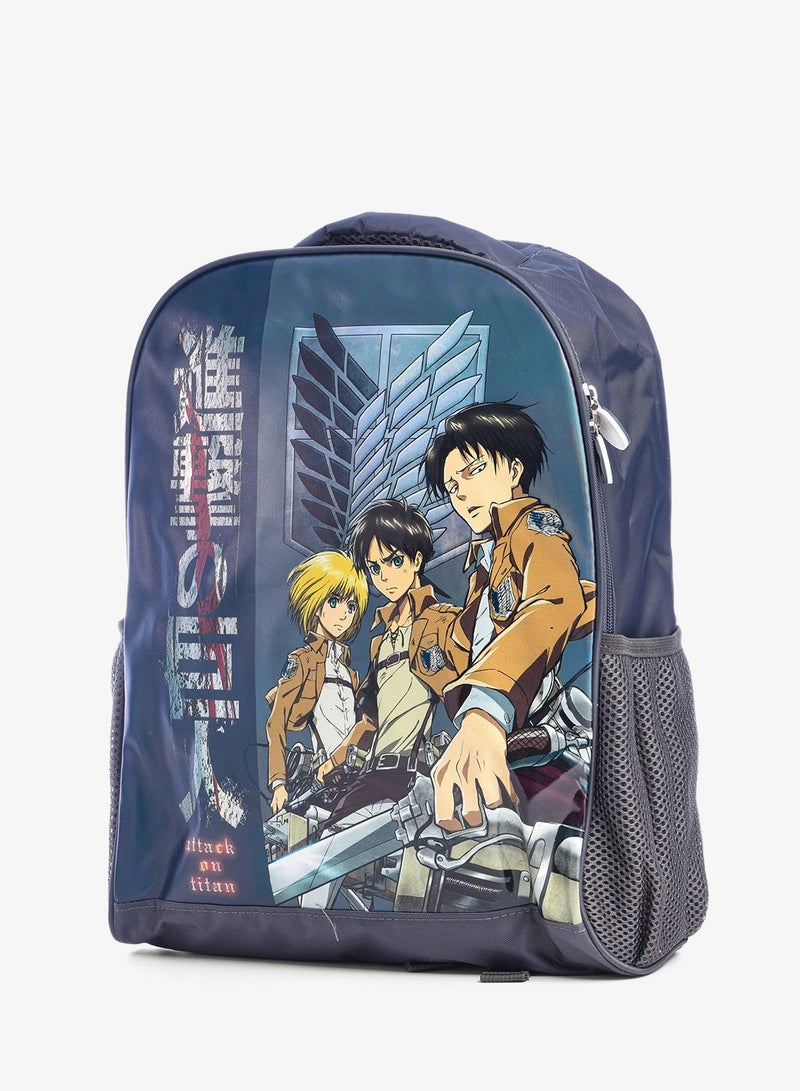 Attack on Titan School Bag Backpack with Lunch Bag and Pencil Case "16 - Image 3