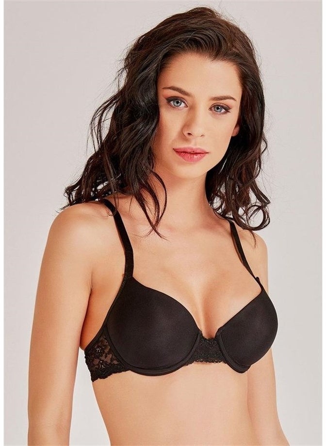 Magic Form 3589 Soft Sponge Lace Bra - Black  - Image 1