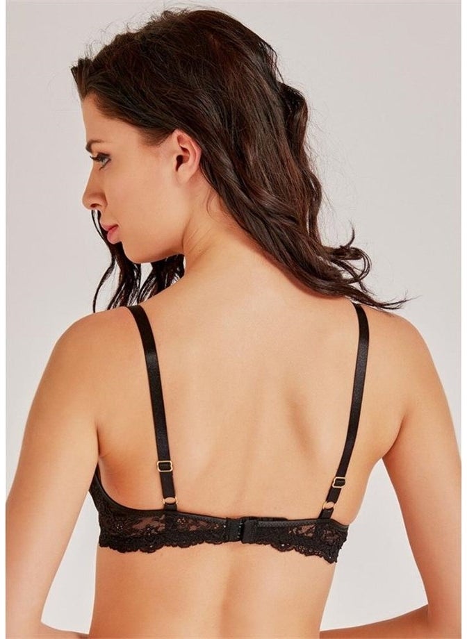 Magic Form 3589 Soft Sponge Lace Bra - Black  - Image 2