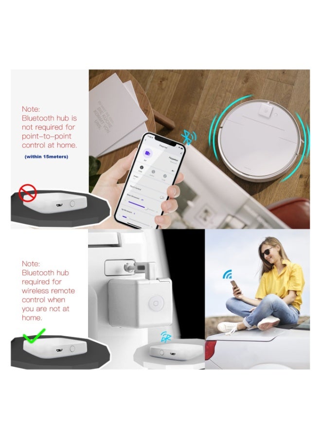 TUYA Smart Fingerbot Tuya Bluetooth Switch Button Pusher Bluetooth Smart Switch Works with Tuya Smart Life App，white - Image 2